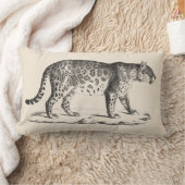 ブロットマンレオパードスケッチ ランバークッション (ブランケット)