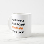 ブロット素晴らし・メーカー コーヒーマグカップ (正面左)