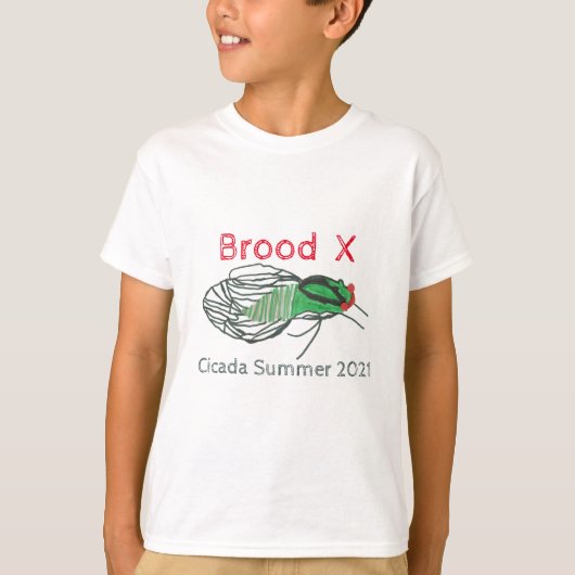 ブロッドX Cicada Summer 2021 Tシャツ (正面)