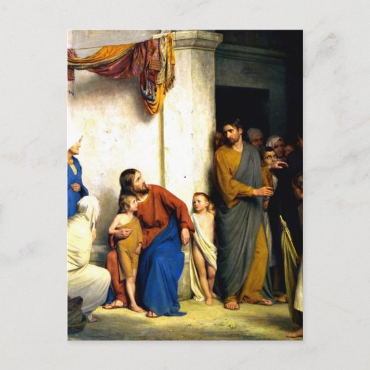 ブロッホ – 小さな子供を来私の上に置きなさい ポストカード (正面)