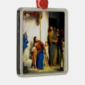 ブロッホ – 小さな子供を来私の上に置きなさい メタルオーナメント (右)