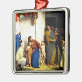 ブロッホ – 小さな子供を来私の上に置きなさい メタルオーナメント (左)