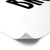 ブロッ転がクnベグおもしろいジーブロッコリープン ポスター (角)