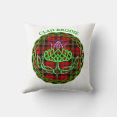 ブロディスコットランドタータンチェックケルトアザミ クッション (裏面)