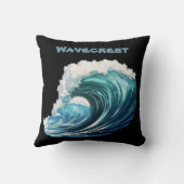 ブロディ海波形 クッション (裏面)