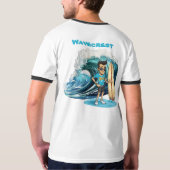 ブロディ海波形 Tシャツ (裏面フル)