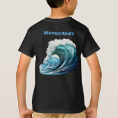 ブロディ海波形 Tシャツ (裏面)