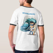 ブロディ海波形 Tシャツ (裏面フル)
