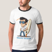 ブロディ海波形 Tシャツ (正面)