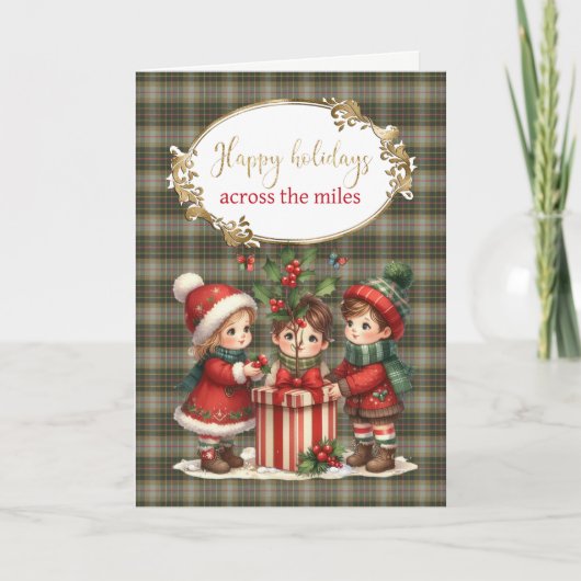 ブロディ狩りオリジナルスコットランドタータンチェック シーズンカード (正面)