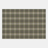 ブロディ狩り風化オリジナルスコットランドタータンチェック ラッピングペーパーシート (正面)