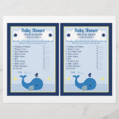 ブロディ航海のクジラ価格ゲームベビーシャワー (正面)