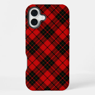 ブロディ タータン 赤 黒 プリント iPhone 16 PLUSケース