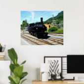 ブロネーの蒸気列車 ポスター (ホームオフィス)