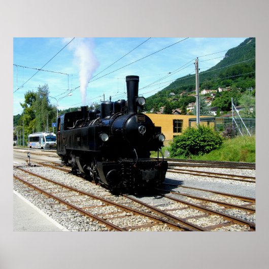 ブロネーの蒸気列車 ポスター (正面)