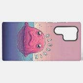 ブロビンのブロッブフィッシュおもしろい、かわいい電話ケース SAMSUNG GALAXYケース (裏面横)