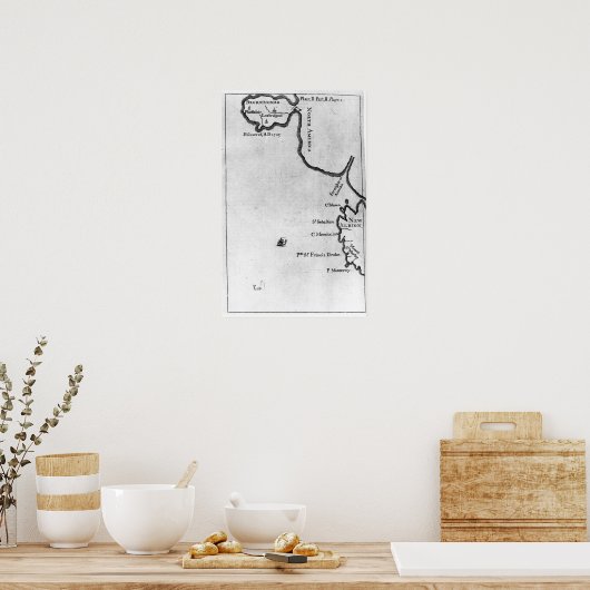 ブロブディングナグの地図 ポスター (キッチン)