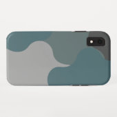 ブロブパターンクリエイティブウォールアート壁紙 Case-Mate iPhoneケース (裏面(横))