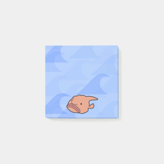 ブロブフィッシュ付箋 ポストイット (正面)