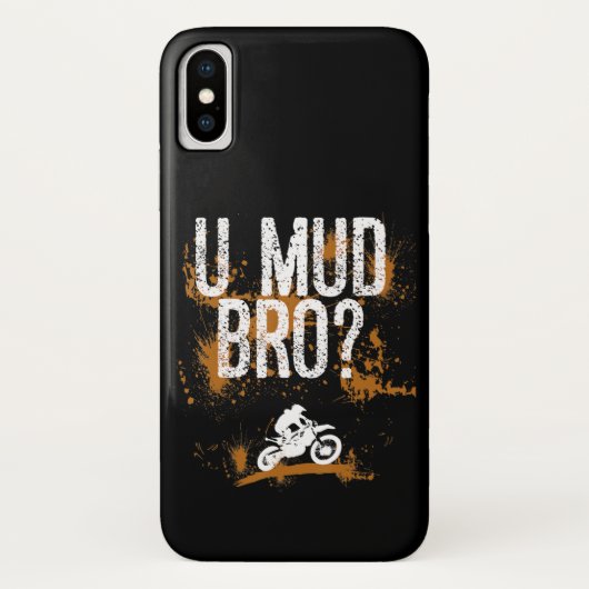 ブロホミエドゥデモーターサイクルマディング Case-Mate iPhoneケース (裏面)