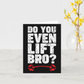 ブロボディビルシャツまで持ち上げるか カード (黄色い花)