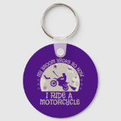 ブロムが壊れたので、私はバイクに乗った キーホルダー (正面)