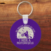 ブロムが壊れたので、私はバイクに乗った キーホルダー (正面)