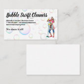 ブロムが微笑むクリーナー | バブル 名刺 (正面/裏面)