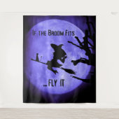 ブロムもしフィットフライitハローウィンパーティ背景 タペストリー (正面)