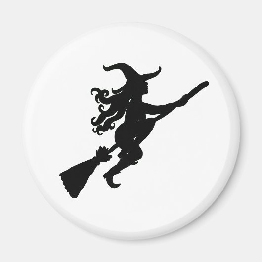 ブロムシルエットマグネットの魔女 マグネット (正面)