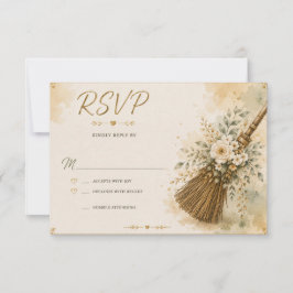 ブロムジャンピング 結婚式 RSVP カード