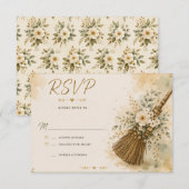 ブロムジャンピング 結婚式 RSVP カード (正面/裏面)