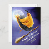 ブロムスティックのチキンウィッチ インビテーションポストカード (正面/裏面)