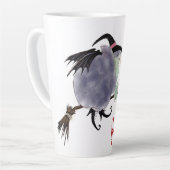 ブロムスティックの可愛い魔女ハロウィーンLM カフェラテマグ (左アングル)