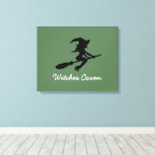 ブロムスティックキャンバス印刷の魔女 キャンバスプリント (インサイチュ (ウッドフロア))