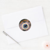 ブロムスティックフルムーンハロウィンの魔女 ラウンドシール (封筒)