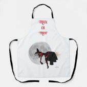 ブロムハロウィーンエプロン飛んでいるのティプスウィッチ エプロン (正面)