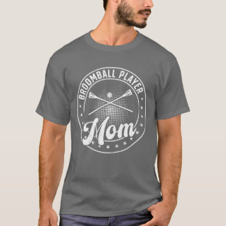 ブロムボールスポーツブロムボールプレイヤーマムレトロ Tシャツ