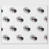 ブロムラッピング飛んでいる紙のティプスウィッチ ラッピングペーパー (フラット)