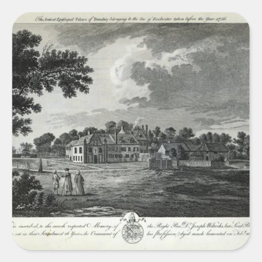 ブロムリーの古代エピスコパル宮殿 スクエアシール (正面)