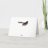 ブロムリード緑色植物写真 カード (裏面)