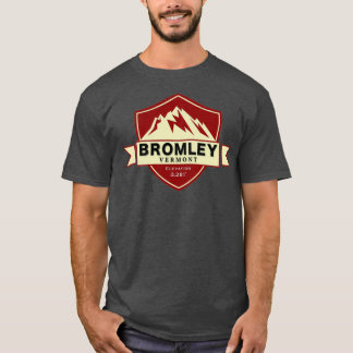 ブロムリーマウンテンスキーリゾートエリアバーモントステッカーS Tシャツ
