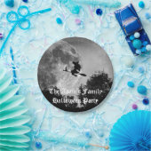 ブロム不気味フルムーンハロウィーンの魔女 ペーパープレート (パーティー)