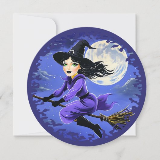 ブロム飛んでいるの魔女 – Wicca Halloween 7 (正面)