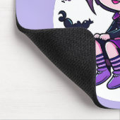 ブロム黒猫こうもりムーンのかわいい魔女 | マウスパッド (コーナー)