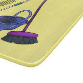 ブロム&モップ漫画イラストレーション カッティングボード (角)