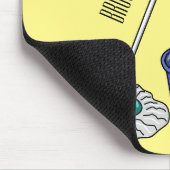 ブロム&モップ漫画イラストレーション マウスパッド (コーナー)