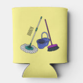 ブロム&モップ漫画イラストレーション 缶クーラー (裏面)