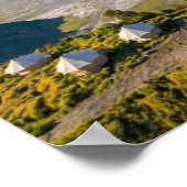 ブロモ山航空火山高級ウォールアート ポスター (角)