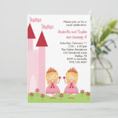 ブロンかわいらしドプリンセス招待状 招待状 (スタンド正面)